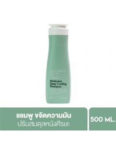 LOOK AT HAIR LOSS MINTICCINO DEEP COOLING SHAMPOO 500ML. ลุค แอท แฮร์ ลอส มิ้นติชิโน ดีพ คูลลิ่ง แชมพู 500 มล.